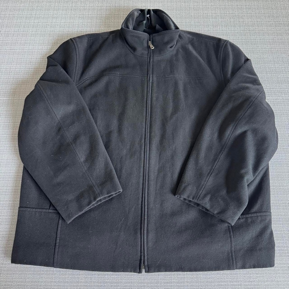 Calvin Klein black zip up jacket Mens size XXL